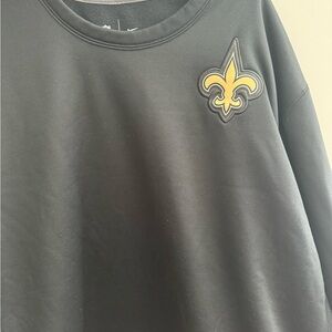 saints XL on field crew neck